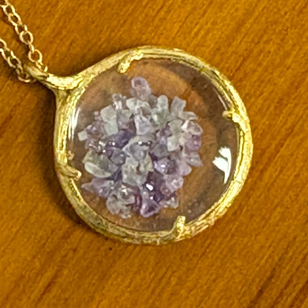 Catherine Weitzman February Birthstone Shaker Necklace - Picture 2 of 8